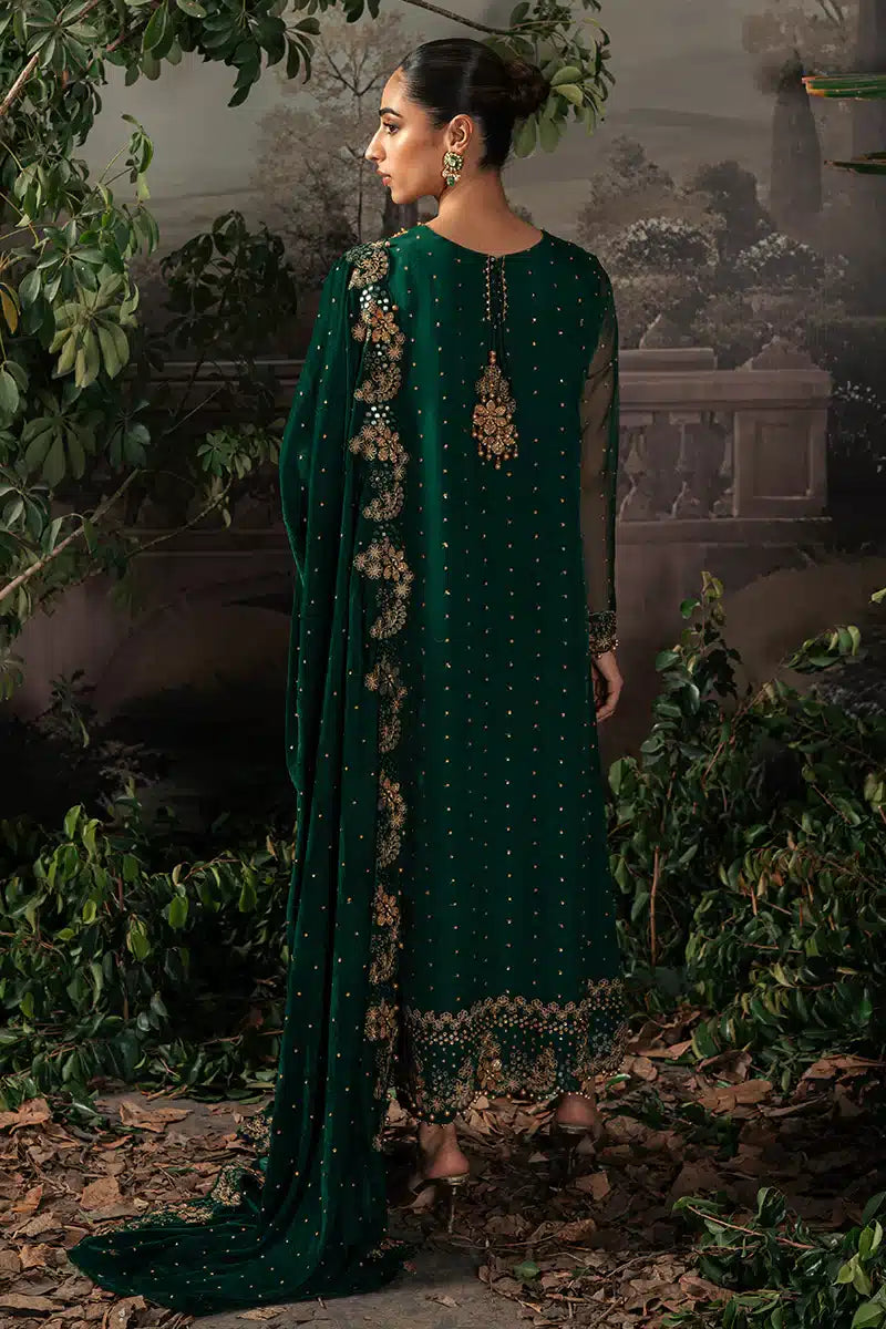 Cross Stitch | Luxe Atelier 23 | SAGE GREEN -  Cross Stitch Formal - Original Designer Dress - House of Maryam