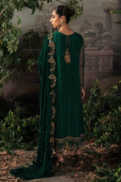 Cross Stitch | Luxe Atelier 23 | SAGE GREEN -  Cross Stitch Formal - Original Designer Dress - House of Maryam