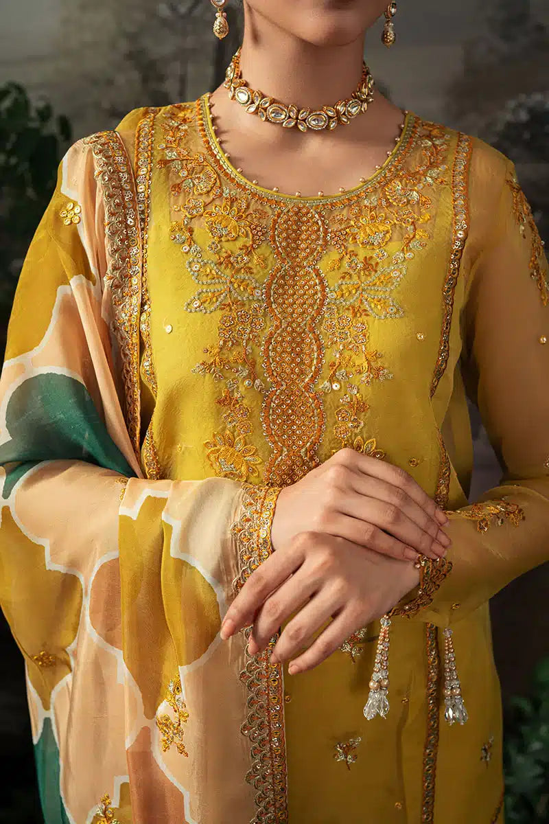 Cross Stitch | Luxe Atelier 23 | SYLVIAN AURA by Designer Cross Stitch - House of Maryam - Pakistani Designer Ethnic Wear in {{ shop.shopifyCountryName }}