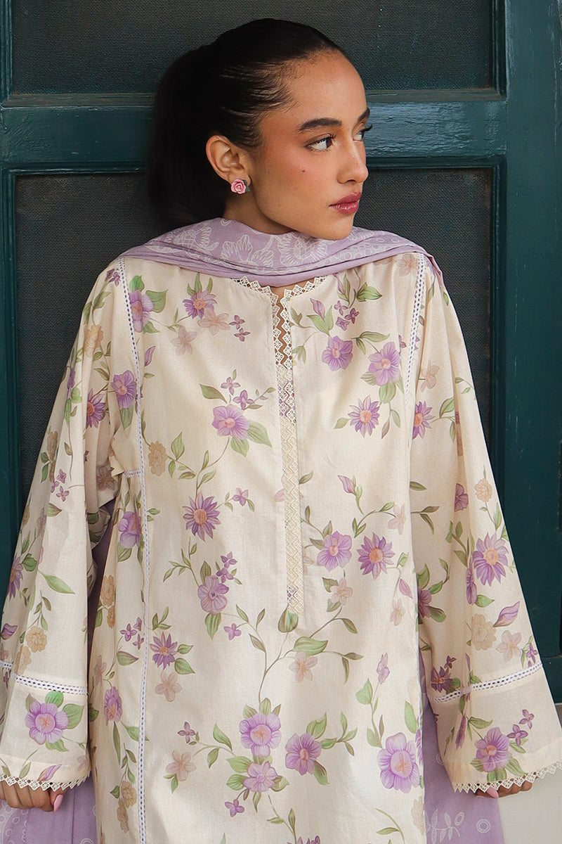 Cross Stitch | Printed Lawn | ROSEATE MUSE by Cross Stitch - House of Maryam