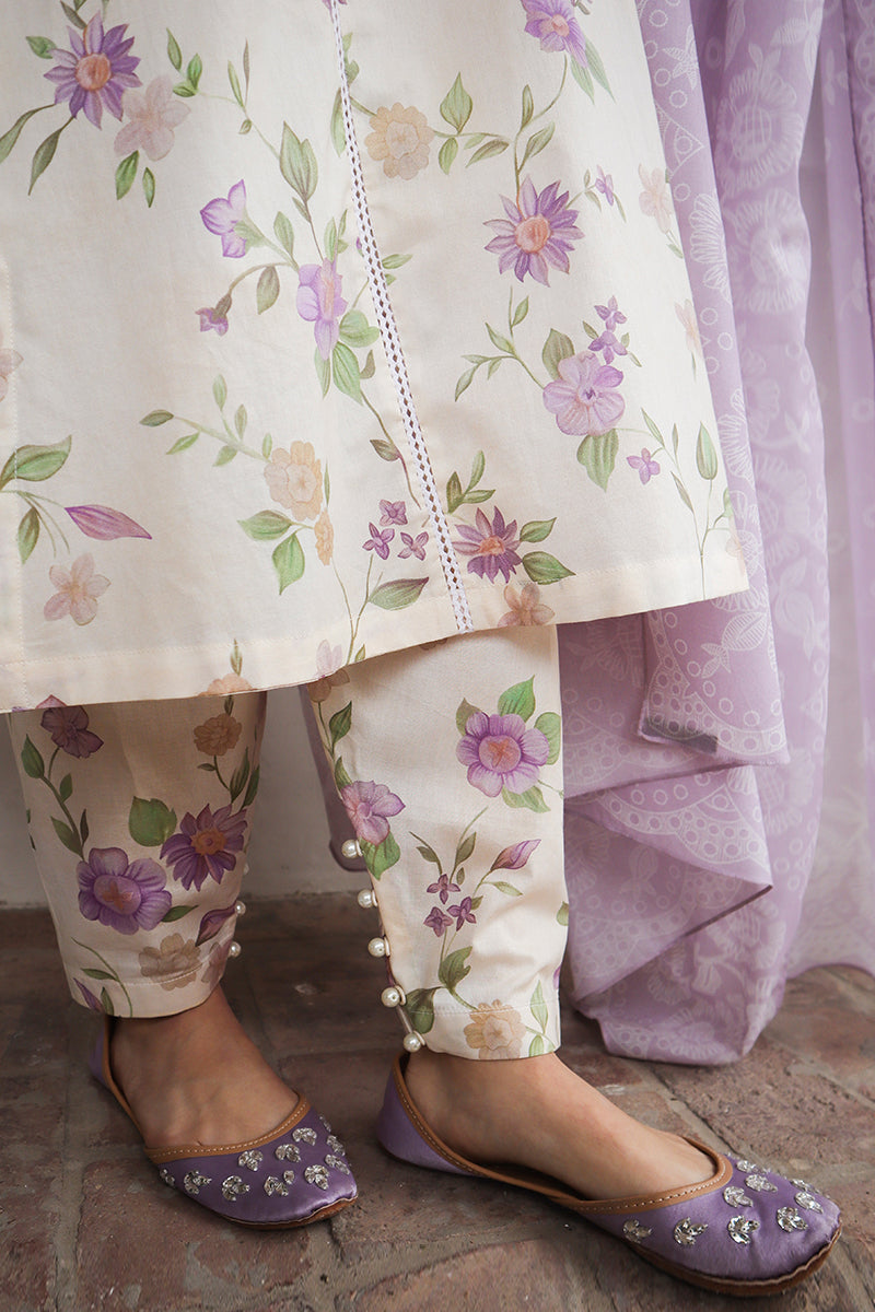 Cross Stitch | Printed Lawn | ROSEATE MUSE -  Cross Stitch Luxury - Original Designer Dress - House of Maryam