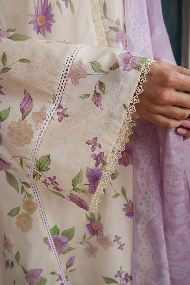 Cross Stitch | Printed Lawn | ROSEATE MUSE -  Cross Stitch Luxury - Original Designer Dress - House of Maryam