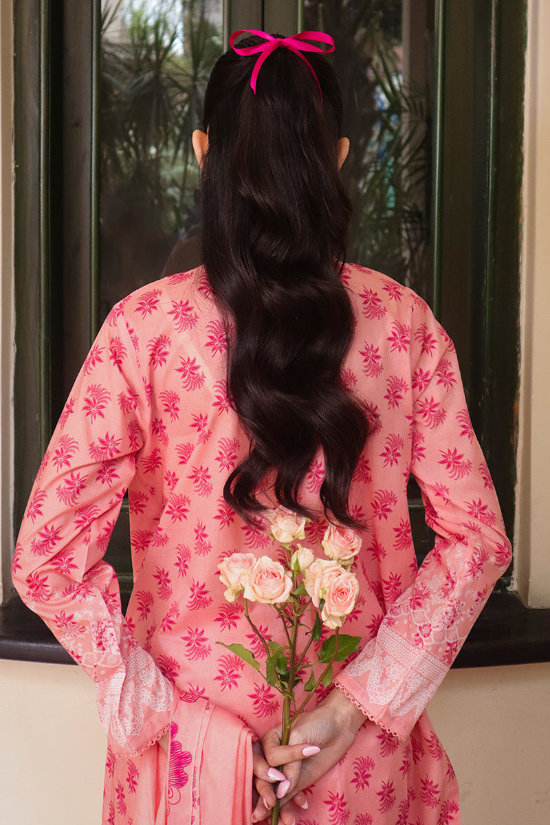 Cross Stitch | Printed Lawn | CORAL DELUXE -  Cross Stitch Luxury - Original Designer Dress - House of Maryam