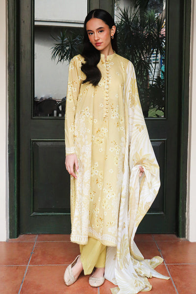 Cross Stitch | Printed Lawn | GARLAND MIST -  Cross Stitch Luxury - Original Designer Dress - House of Maryam