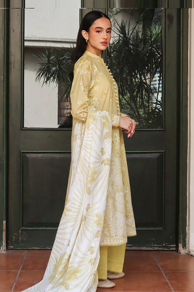 Cross Stitch | Printed Lawn | GARLAND MIST -  Cross Stitch Luxury - Original Designer Dress - House of Maryam