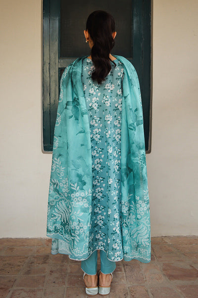 Cross Stitch | Printed Lawn | BLUE CHARM -  Cross Stitch Luxury - Original Designer Dress - House of Maryam