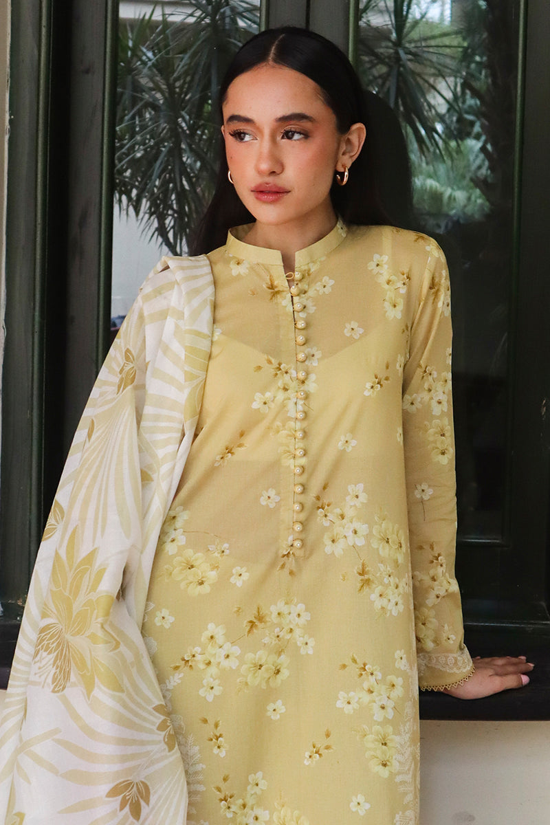 Cross Stitch | Printed Lawn | GARLAND MIST -  Cross Stitch Luxury - Original Designer Dress - House of Maryam