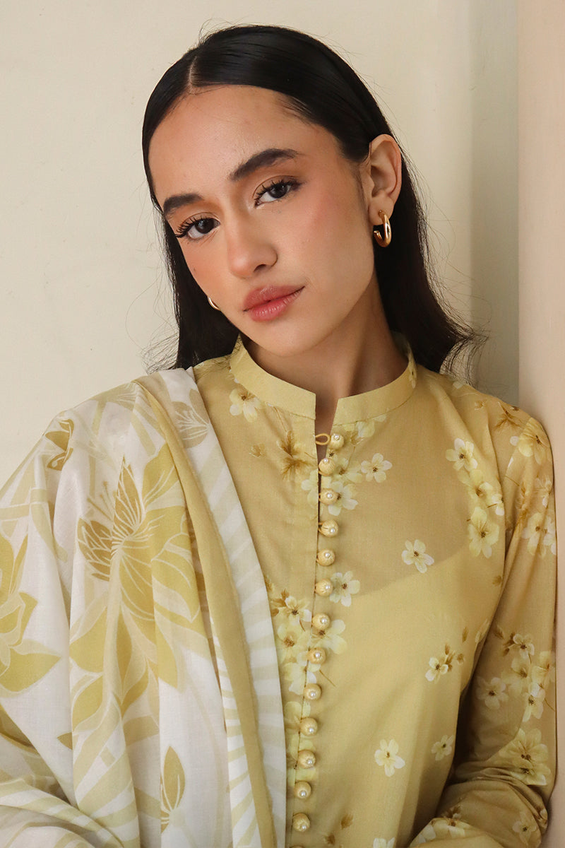 Cross Stitch | Printed Lawn | GARLAND MIST -  Cross Stitch Luxury - Original Designer Dress - House of Maryam