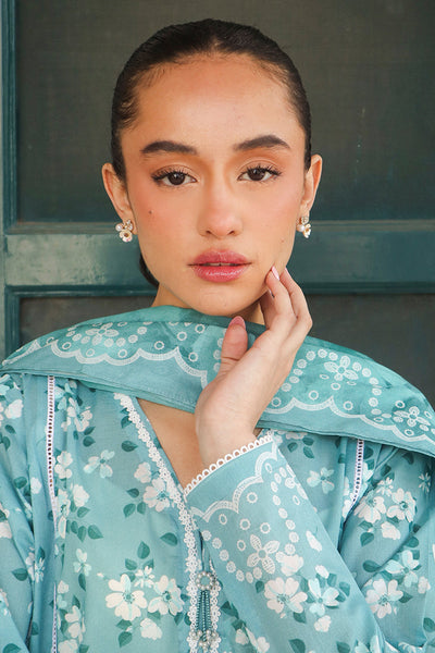 Cross Stitch | Printed Lawn | BLUE CHARM -  Cross Stitch Luxury - Original Designer Dress - House of Maryam