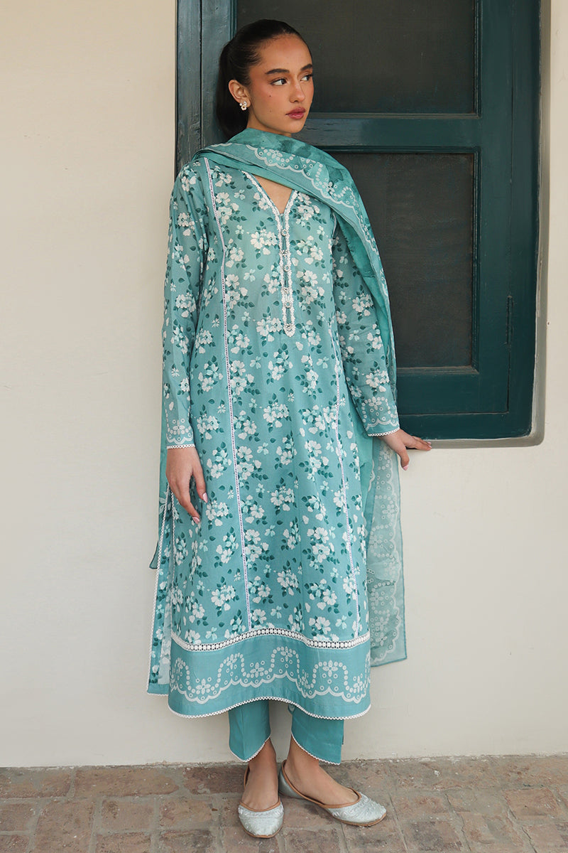 Cross Stitch | Printed Lawn | BLUE CHARM by Designer Cross Stitch - House of Maryam - Pakistani Designer Ethnic Wear in {{ shop.shopifyCountryName }}