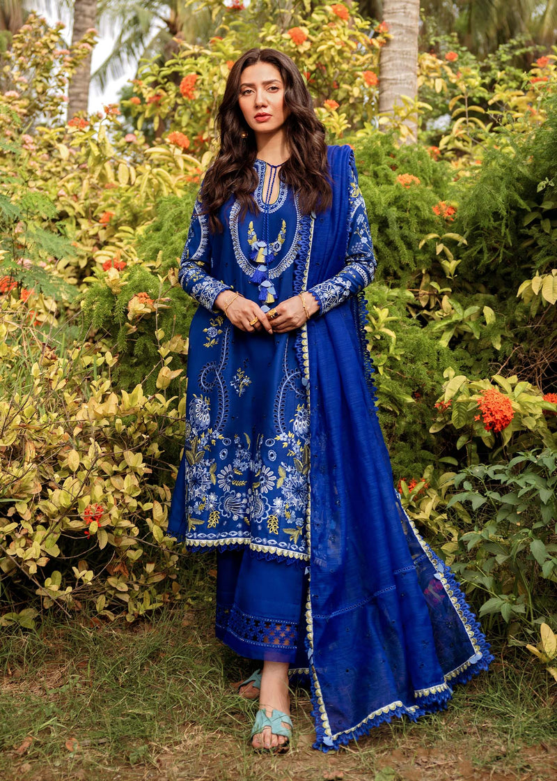 Sadaf Fawad Khan | Lawn 24 | Dalia (A) by Designer Sadaf Fawad Khan - House of Maryam - Pakistani Designer Ethnic Wear in {{ shop.shopifyCountryName }}