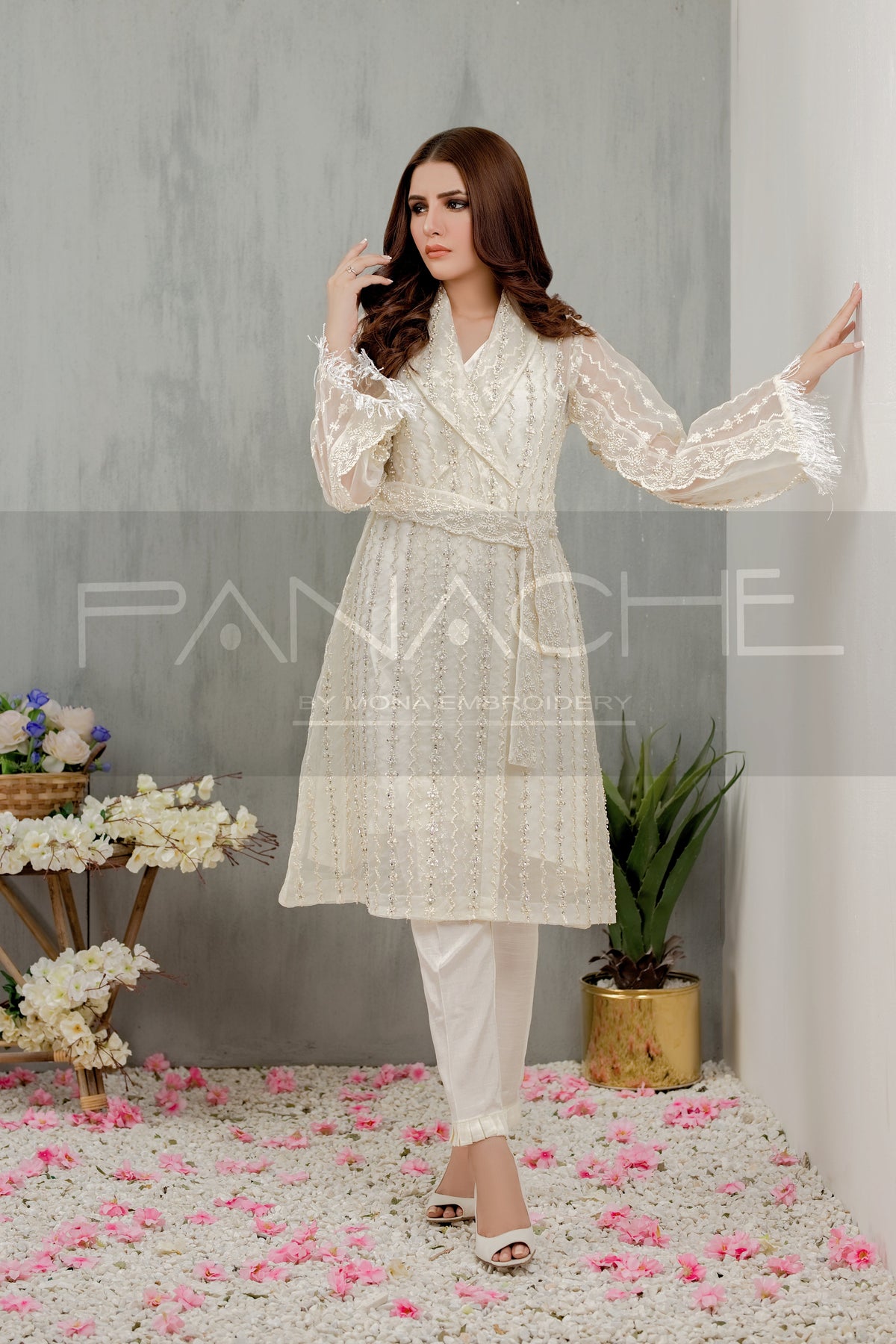 Panache | Pret | Classic Glam -  Panache By Mona  - Original Designer Dress - House of Maryam