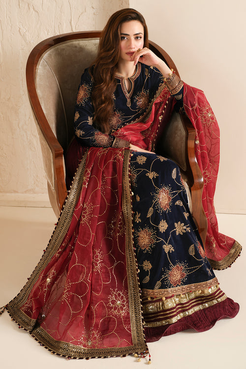 Jazmin | Velvet Edit 24 | VF-2040 -  Jazmin Ladies Clothes - Original Designer Dress - House of Maryam