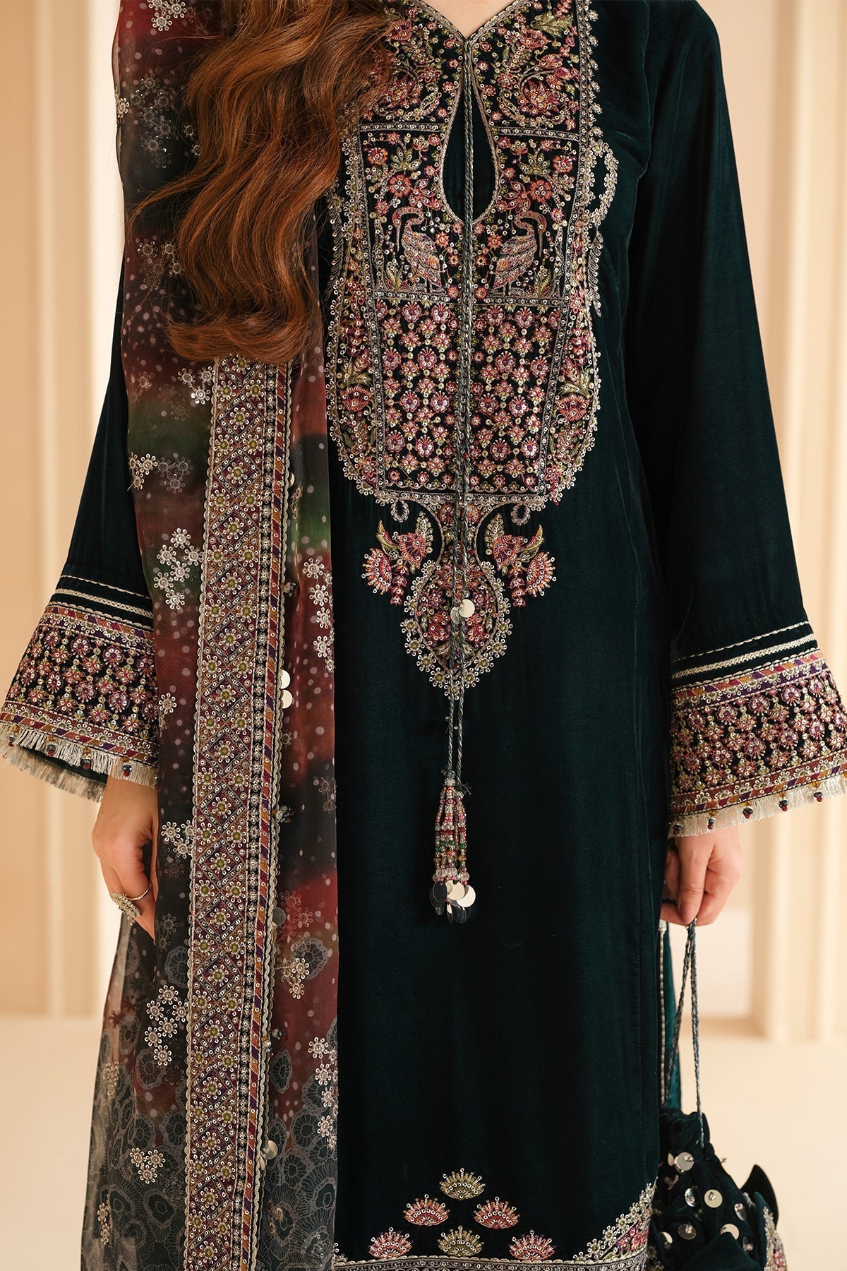 Jazmin | Velvet Edit 24 | Velvet Formal VF-2039 by Designer Jazmin - House of Maryam - Pakistani Designer Ethnic Wear in {{ shop.shopifyCountryName }}