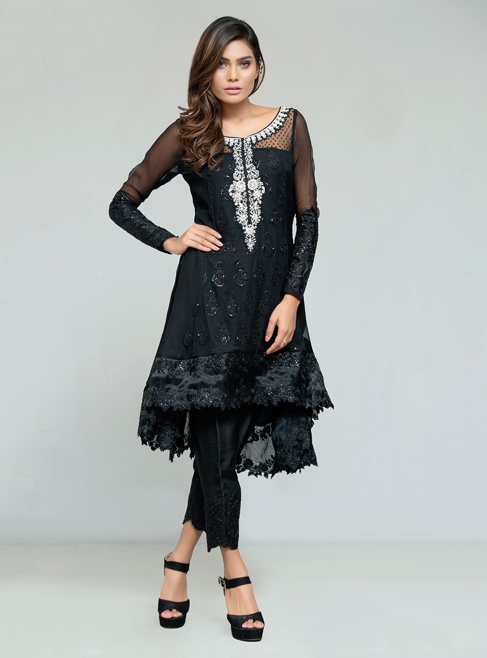 Zainab Chottani | Semi Formals | DARK TALES by Designer Zainab Chottani - House of Maryam - Pakistani Designer Ethnic Wear in {{ shop.shopifyCountryName }}