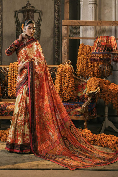 Fahad Hussayn | Lawn Banger | Damavand -  Fahad Hussayn Ladies Clothes - Original Designer Dress - House of Maryam