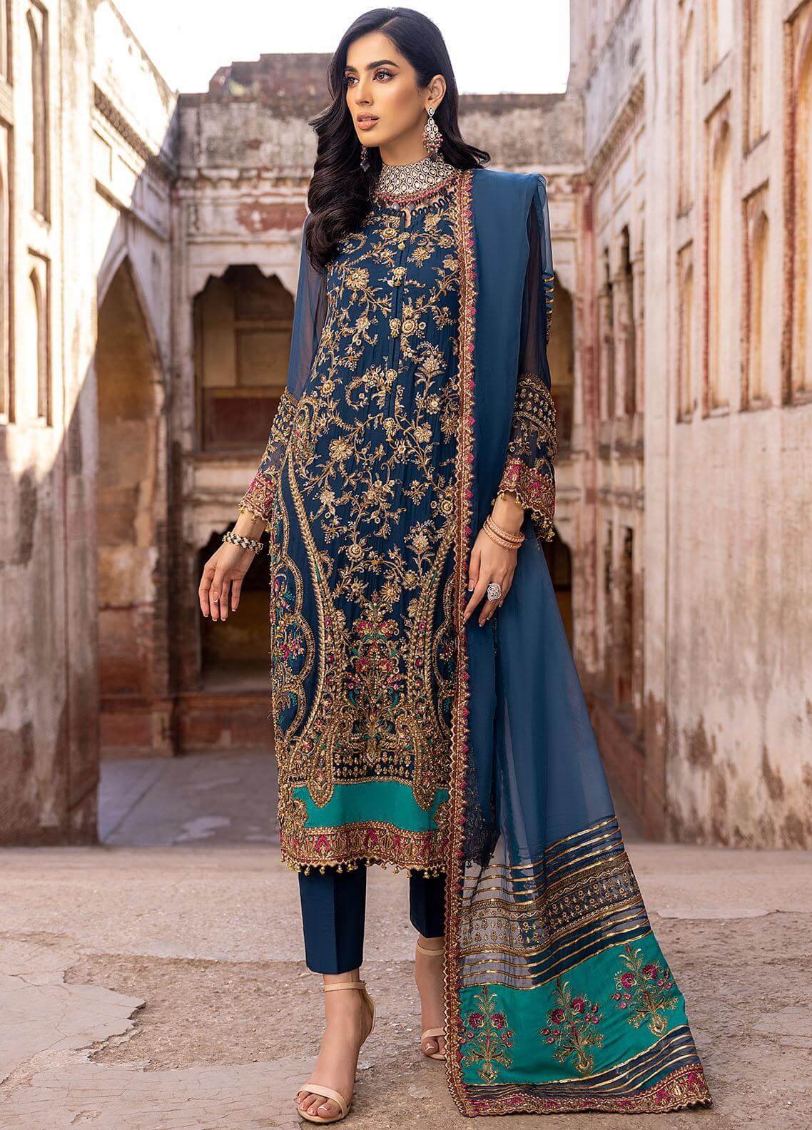 Charizma | Dastan e Jashan 23 | DJW-01 -  Charizma Formal - Original Designer Dress - House of Maryam