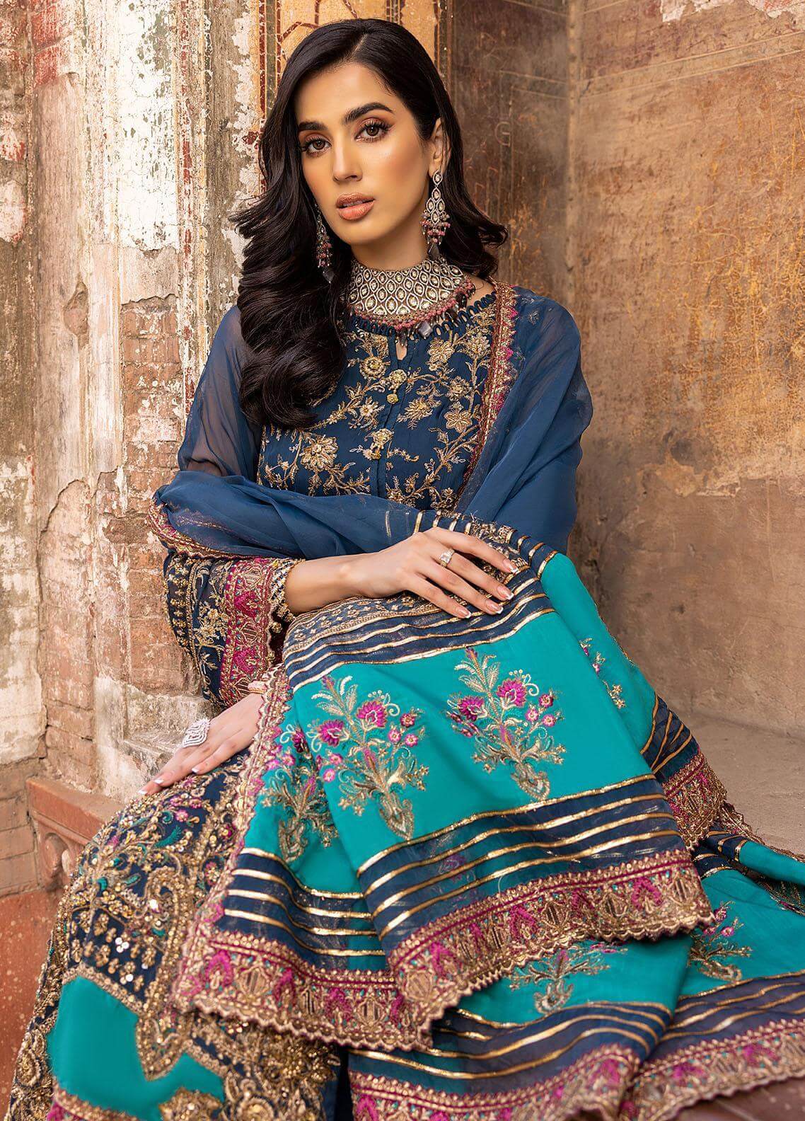 Charizma | Dastan e Jashan 23 | DJW-01 -  Charizma Formal - Original Designer Dress - House of Maryam