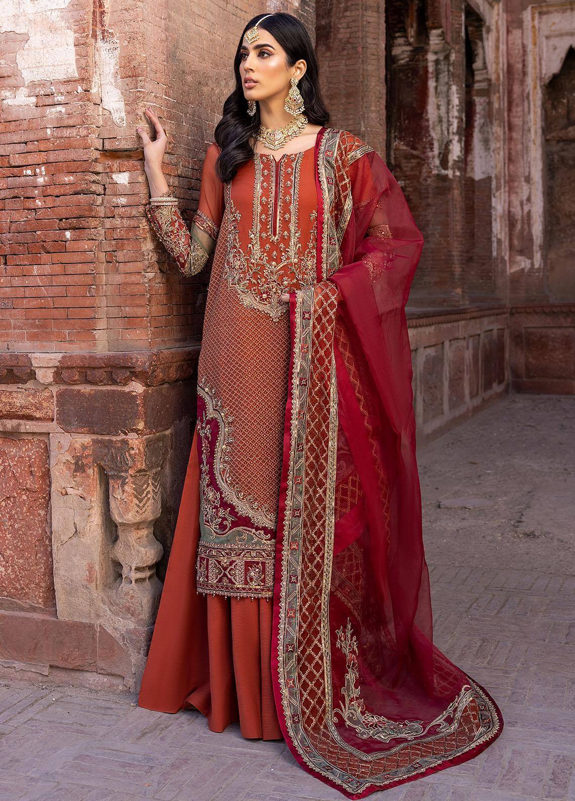 Charizma | Dastan e Jashan 23 | DJW-02 -  Charizma Formal - Original Designer Dress - House of Maryam