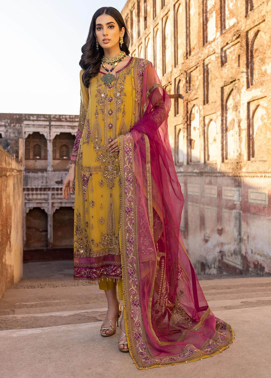 Charizma | Dastan e Jashan 23 | DJW-03 -  Charizma Formal - Original Designer Dress - House of Maryam