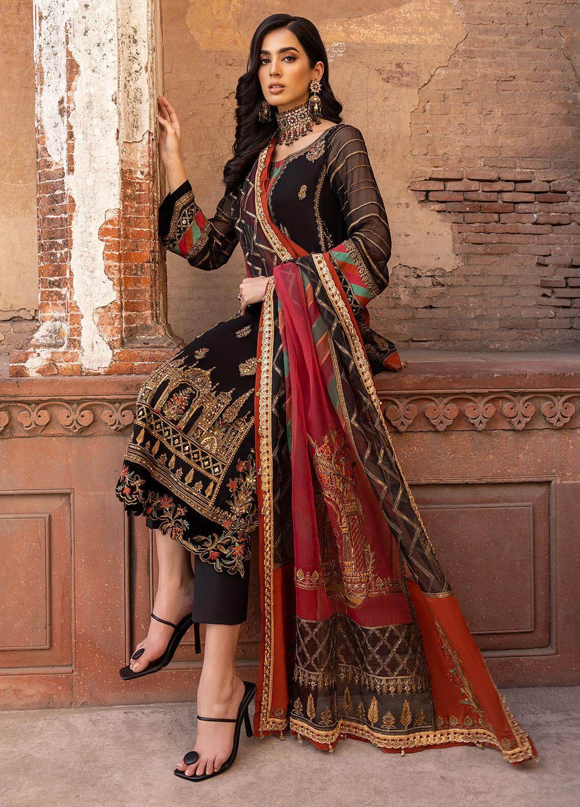 Charizma | Dastan e Jashan 23 | DJW-04 -  Charizma Formal - Original Designer Dress - House of Maryam