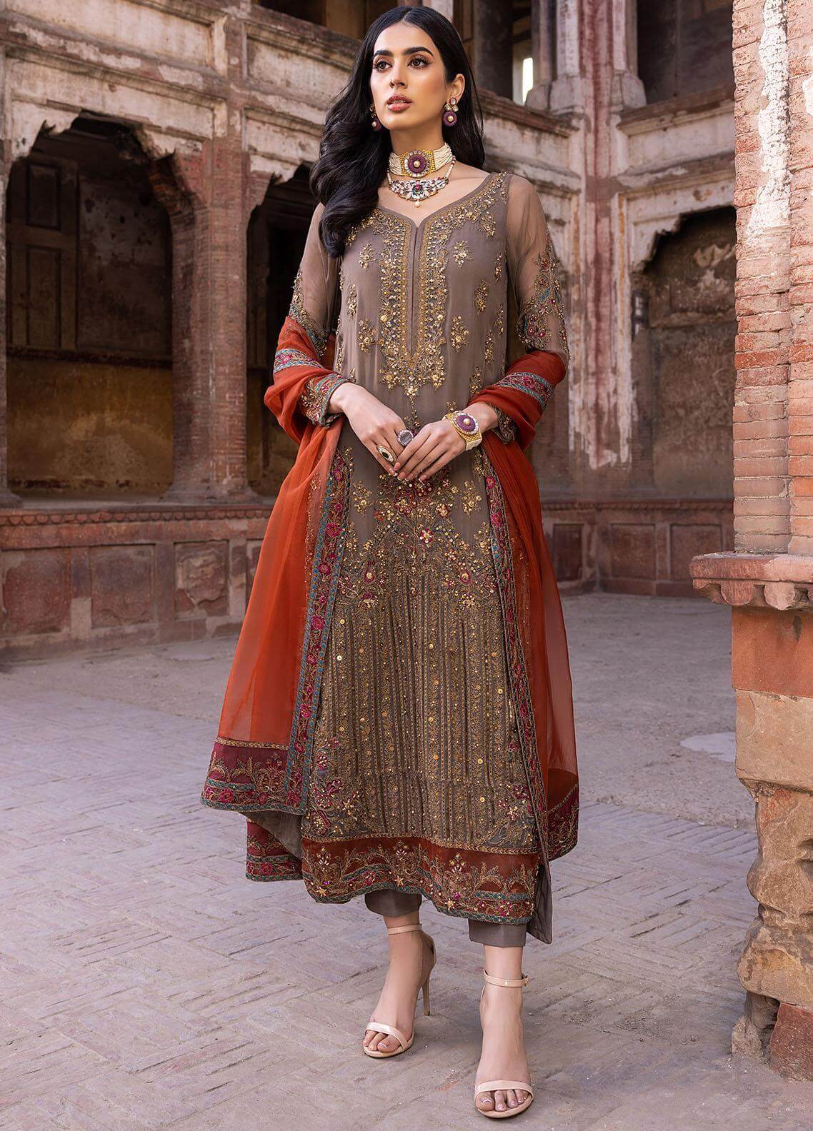 Charizma | Dastan e Jashan 23 | DJW-08 -  Charizma Formal - Original Designer Dress - House of Maryam