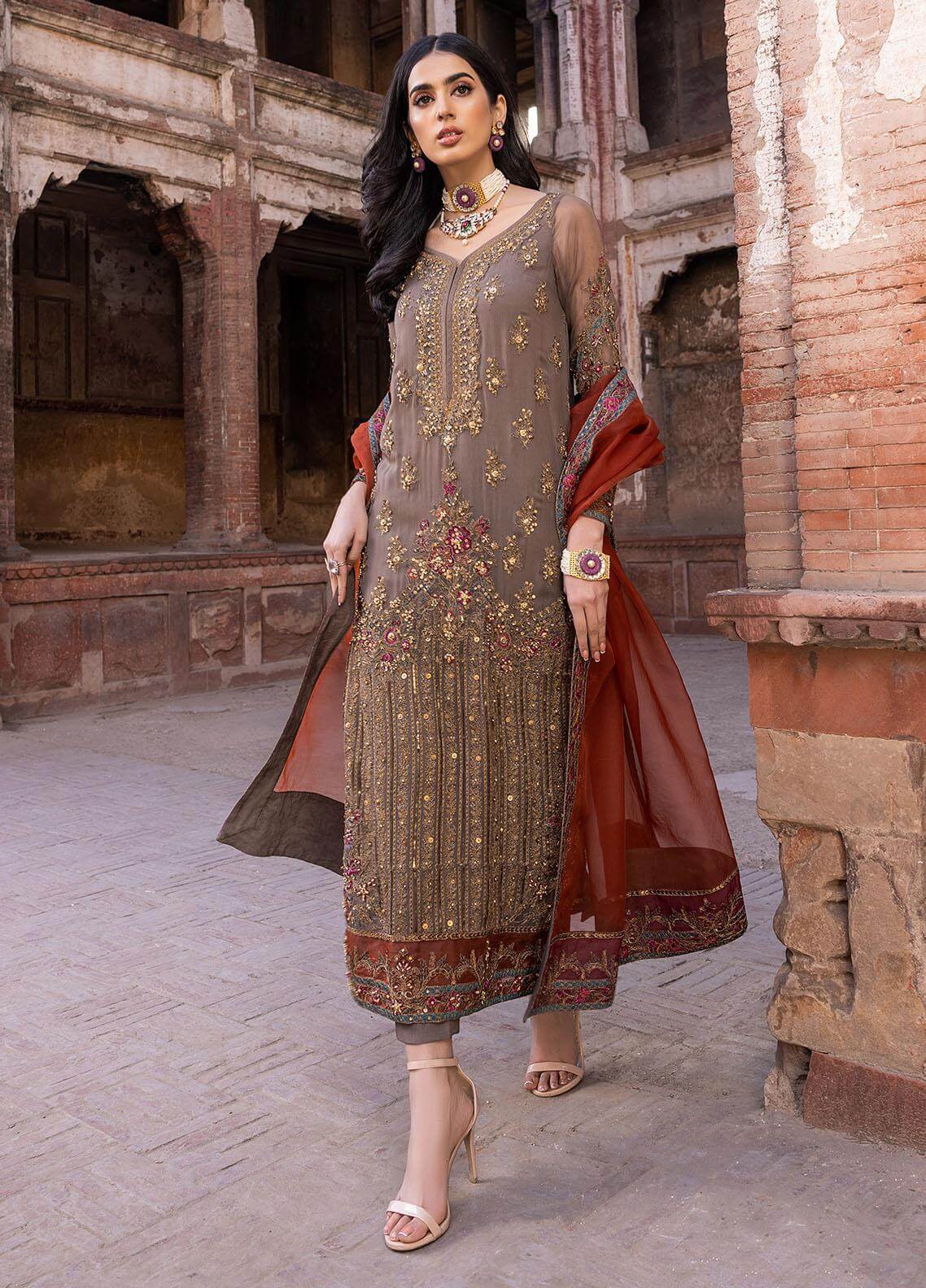 Charizma | Dastan e Jashan 23 | DJW-08 -  Charizma Formal - Original Designer Dress - House of Maryam