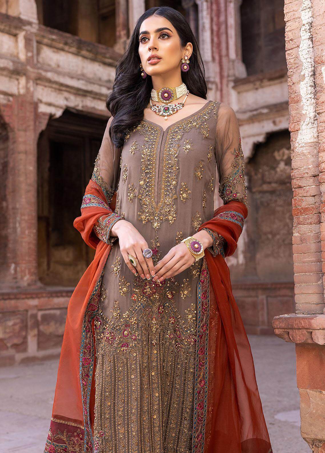 Charizma | Dastan e Jashan 23 | DJW-08 -  Charizma Formal - Original Designer Dress - House of Maryam