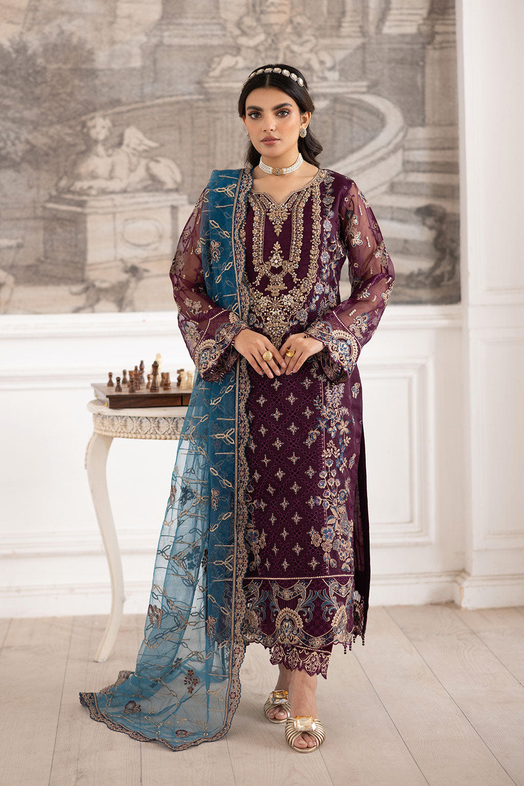 Ramsha | Dastoor Collection | P-210 -  Ramsha Ladies Clothes - Original Designer Dress - House of Maryam