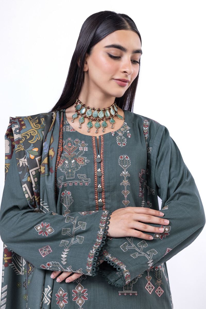 Khaadi | My Winter Mood | DCH03 -  Khaadi Ladies Clothes - Original Designer Dress - House of Maryam