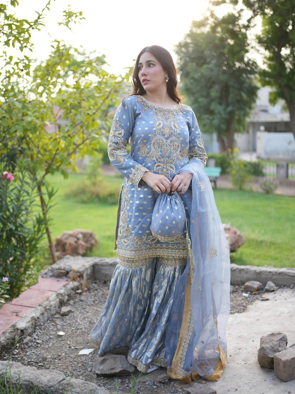 Sarah Jahan | Formals | Ocean Crown -  Sara Jahan Couture  - Original Designer Dress - House of Maryam