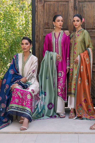 Deepak Perwani | Eid Edit 25 | KUD04-Brand:Deepak Perwani-Type:Ladies Clothes-Off White-Pure Silk-House of Maryam- Buy in UK, USA