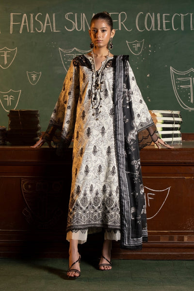 Ittehad | Embroidered Lawn | I-13 -  Ittehad Luxury - Original Designer Dress - House of Maryam