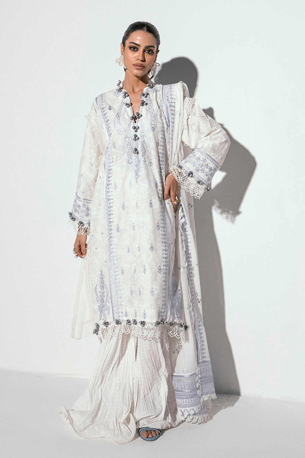 Gul Ahmed | Gul Nilofer 25 | DN-42050 -  Gul Ahmed Ladies Clothes - Original Designer Dress - House of Maryam