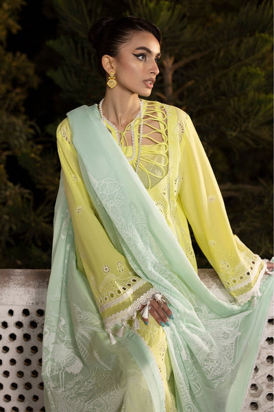 Ittehad | Embroidered Lawn | I-17 -  Ittehad Luxury - Original Designer Dress - House of Maryam