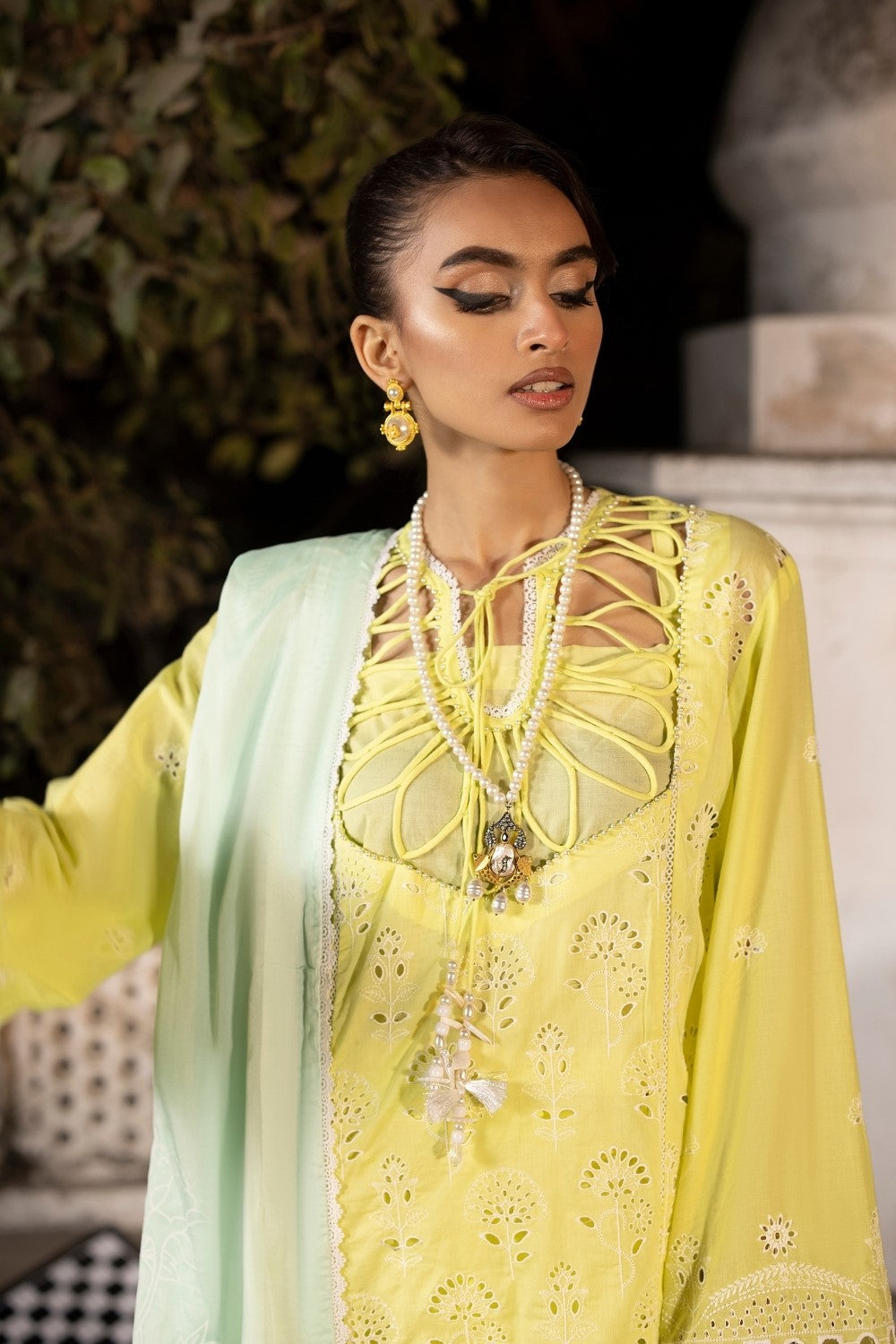 Ittehad | Embroidered Lawn | I-17 -  Ittehad Luxury - Original Designer Dress - House of Maryam