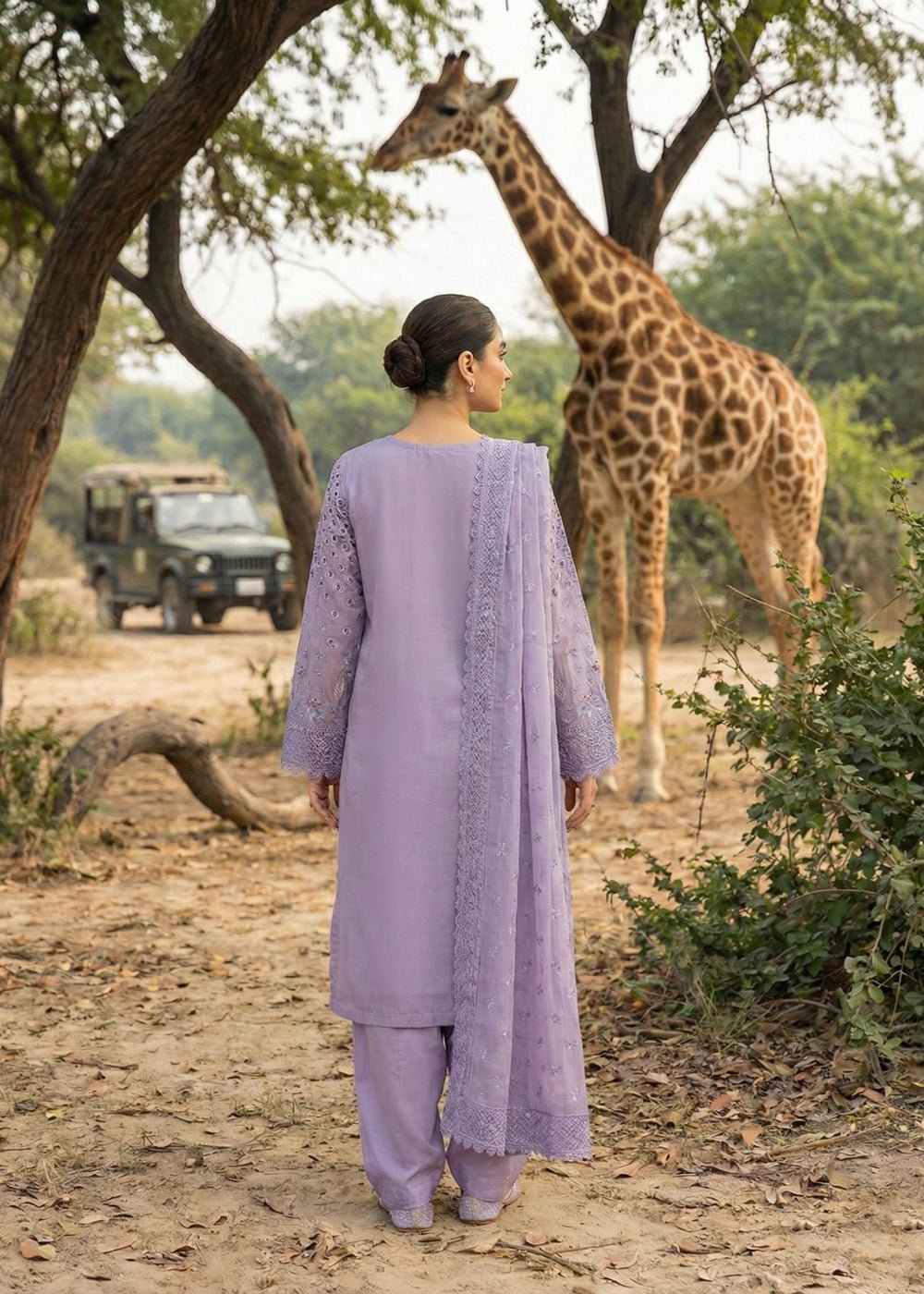 Diara Couture | Eid Lawn 26 | AYRA -UN-113-Brand:Diara Couture-Type:Ladies Clothes-Purple Gray-Lawn-House of Maryam- Buy in UK, USA