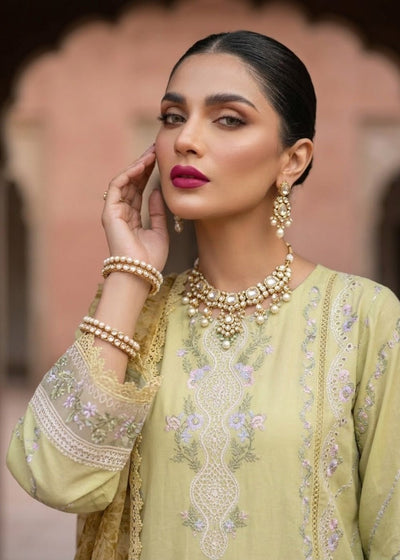 Diara Couture | Eid Lawn 26 | EID. AFEERA - LAWN-06-Brand:Diara Couture-Type:Ladies Clothes-Lawn-Pistachio Green-House of Maryam- Buy in UK, USA