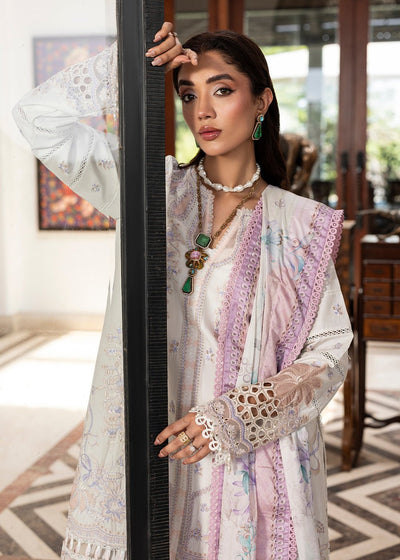 Diara Couture | Eid Lawn 26 | EID. AYEN - ZD-02-Brand:Diara Couture-Type:Ladies Clothes-White-Lawn-House of Maryam- Buy in UK, USA