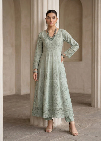 Diara Couture | Eid Lawn 26 | EID. RIHAM - C-4780-Brand:Diara Couture-Type:Ladies Clothes-Sky Blue-Cotton-House of Maryam- Buy in UK, USA