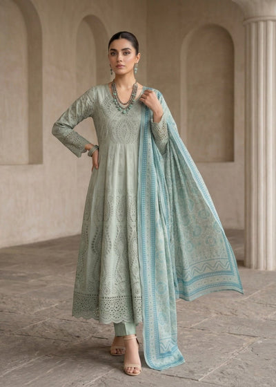 Diara Couture | Eid Lawn 26 | EID. RIHAM - C-4780-Brand:Diara Couture-Type:Ladies Clothes-Sky Blue-Cotton-House of Maryam- Buy in UK, USA