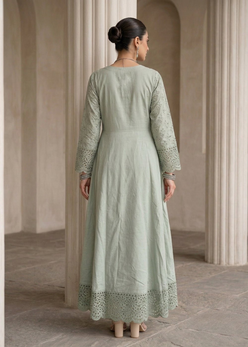 Diara Couture | Eid Lawn 26 | EID. RIHAM - C-4780-Brand:Diara Couture-Type:Ladies Clothes-Sky Blue-Cotton-House of Maryam- Buy in UK, USA