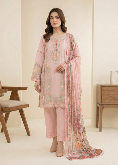 Diara Couture | Eid Lawn 26 |EID. SERAQ - LP-05-Brand:Diara Couture-Type:Ladies Clothes-Pink-Lawn-House of Maryam- Buy in UK, USA