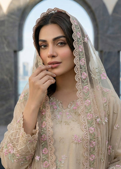 Diara Couture | Eid Lawn 26 | FEYRE - UN-114-Brand:Diara Couture-Type:Ladies Clothes-Beige-Lawn-House of Maryam- Buy in UK, USA