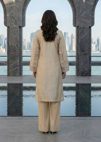 Diara Couture | Eid Lawn 26 | FEYRE - UN-114-Brand:Diara Couture-Type:Ladies Clothes-Beige-Lawn-House of Maryam- Buy in UK, USA