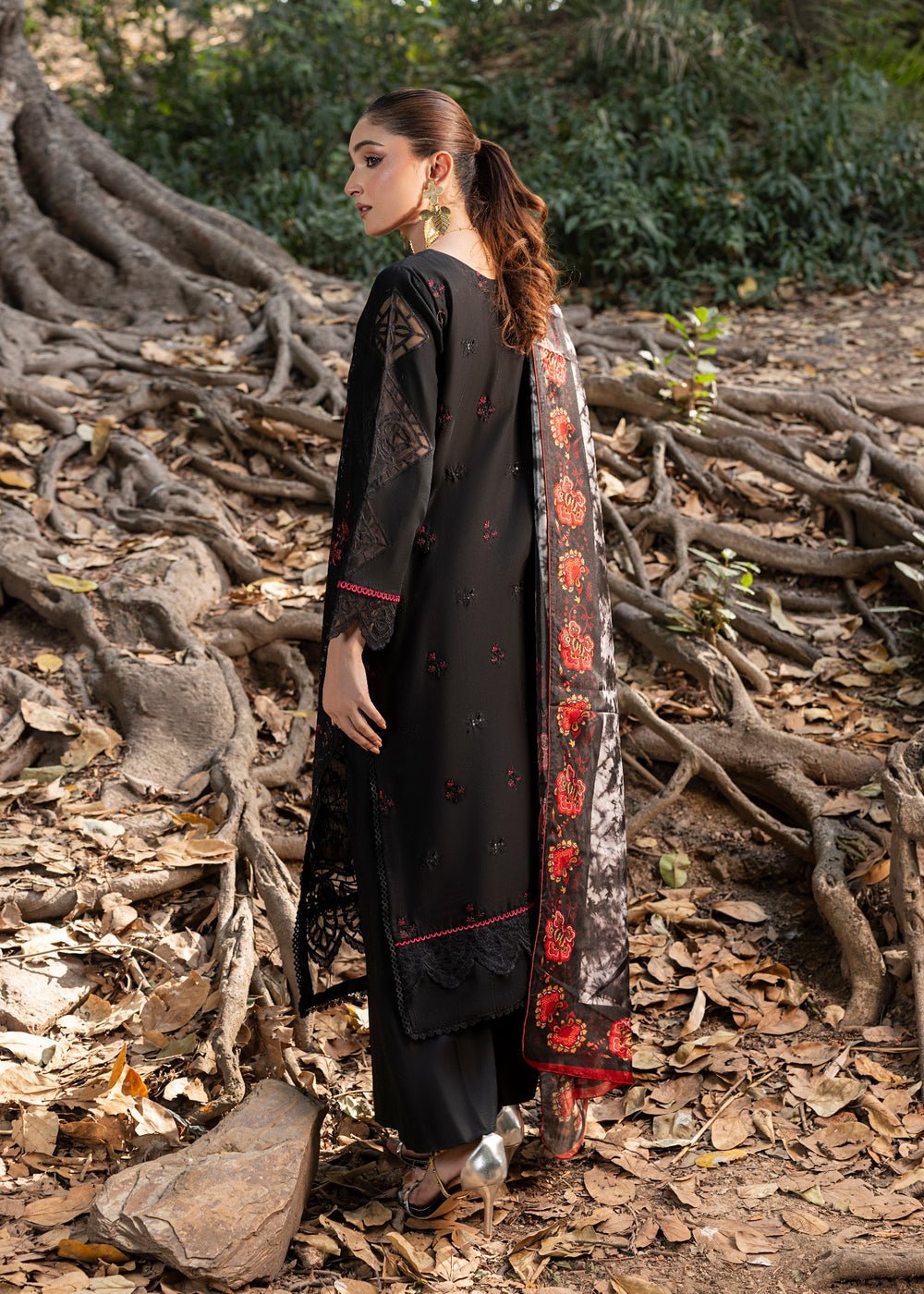 Diara Couture | Eid Lawn 26 | KAYA-Brand:Diara Couture-Type:Ladies Clothes-Black-Lawn-House of Maryam- Buy in UK, USA