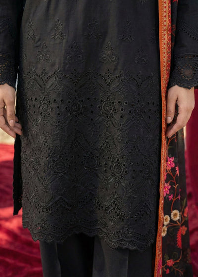 Diara Couture | Eid Lawn 26 | ZELI - ZD-5060-Brand:Diara Couture-Type:Ladies Clothes-Black-Cotton-House of Maryam- Buy in UK, USA