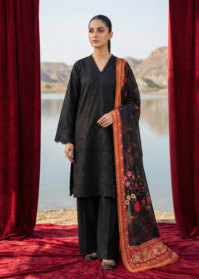 Diara Couture | Eid Lawn 26 | ZELI - ZD-5060-Brand:Diara Couture-Type:Ladies Clothes-Black-Cotton-House of Maryam- Buy in UK, USA
