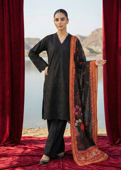 Diara Couture | Eid Lawn 26 | ZELI - ZD-5060-Brand:Diara Couture-Type:Ladies Clothes-Black-Cotton-House of Maryam- Buy in UK, USA