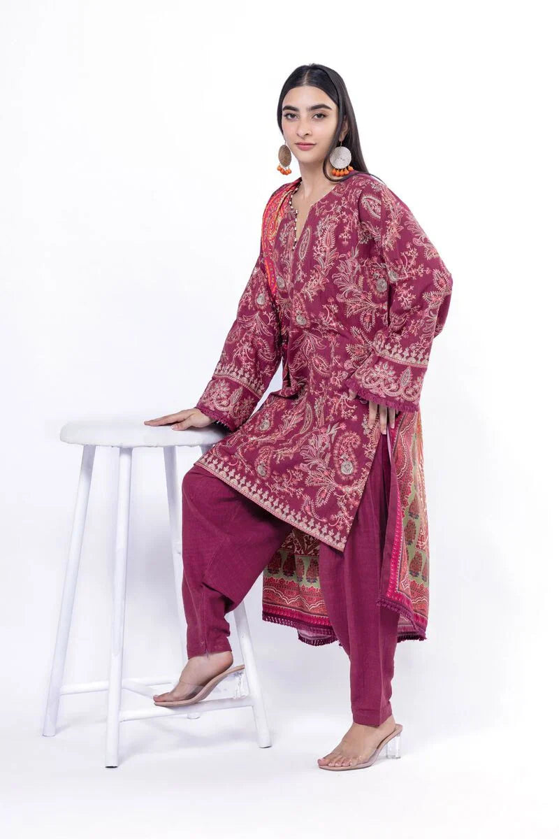 Khaadi | My Winter Mood | DK15A -  Khaadi Ladies Clothes - Original Designer Dress - House of Maryam